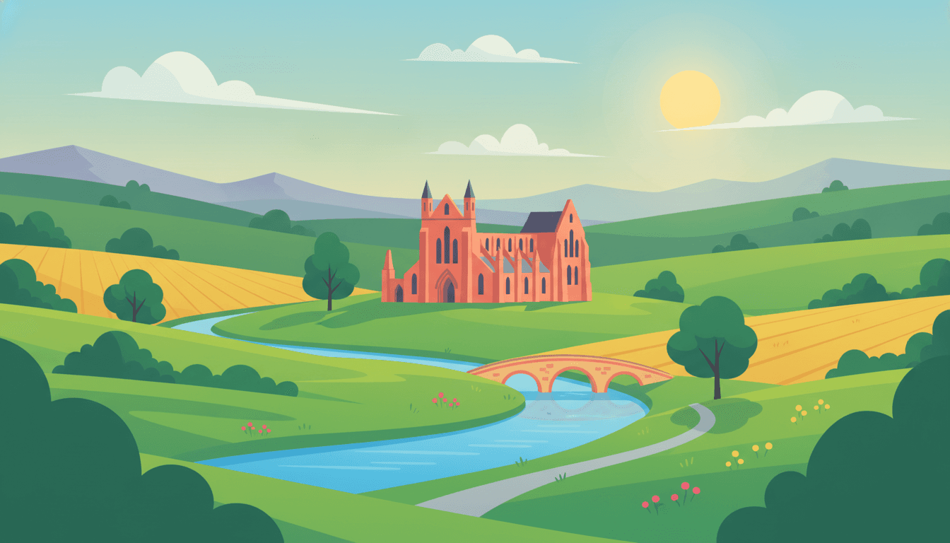 Edinburgh, Scotland to Melrose, Scotland