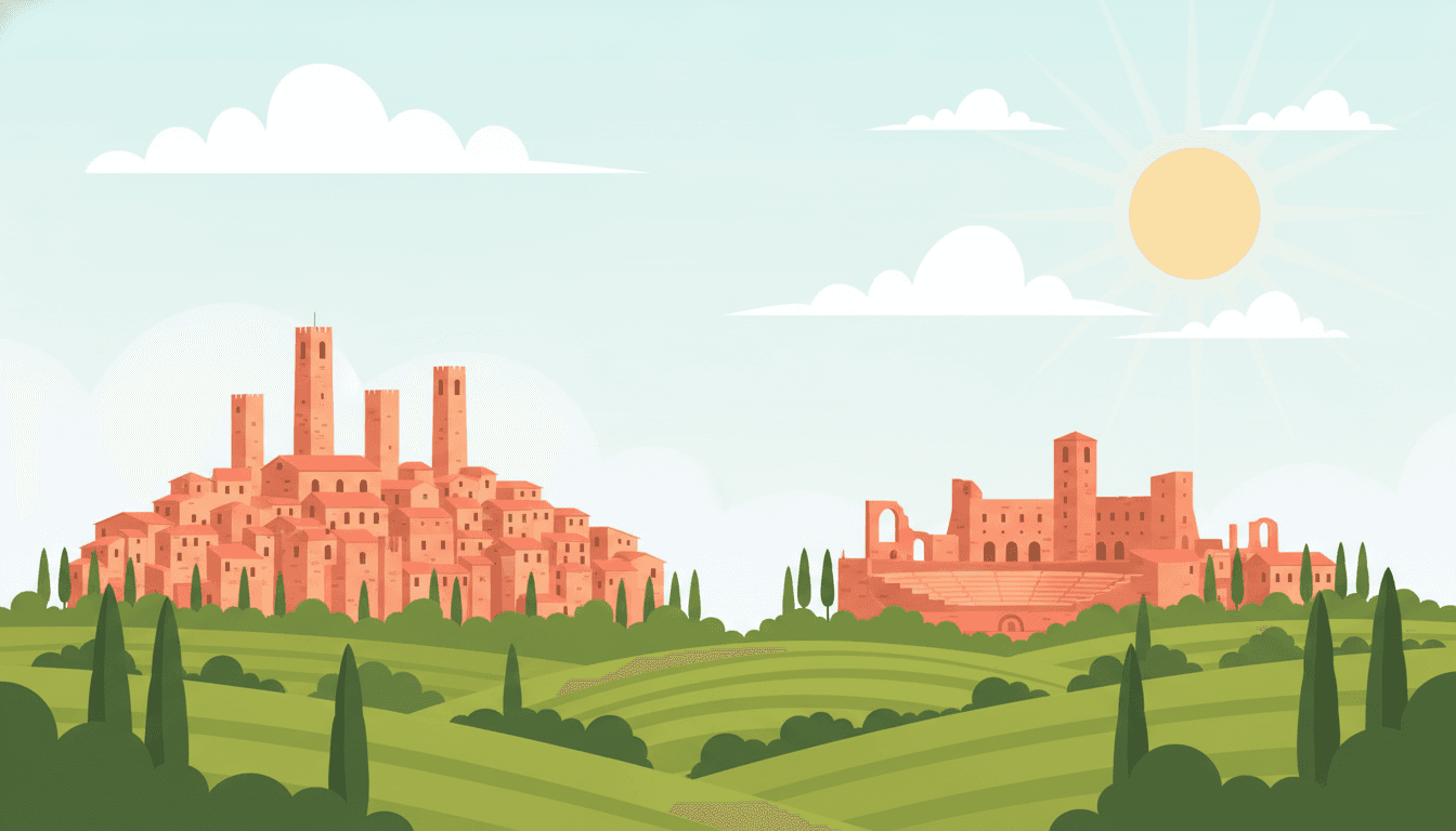Florence, Italy to San Gimignano, Italy