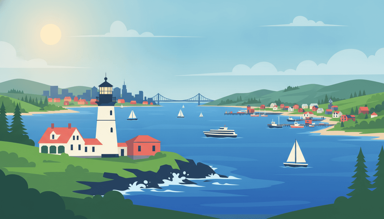 Boston, Massachusetts, USA to Portland, Maine, USA